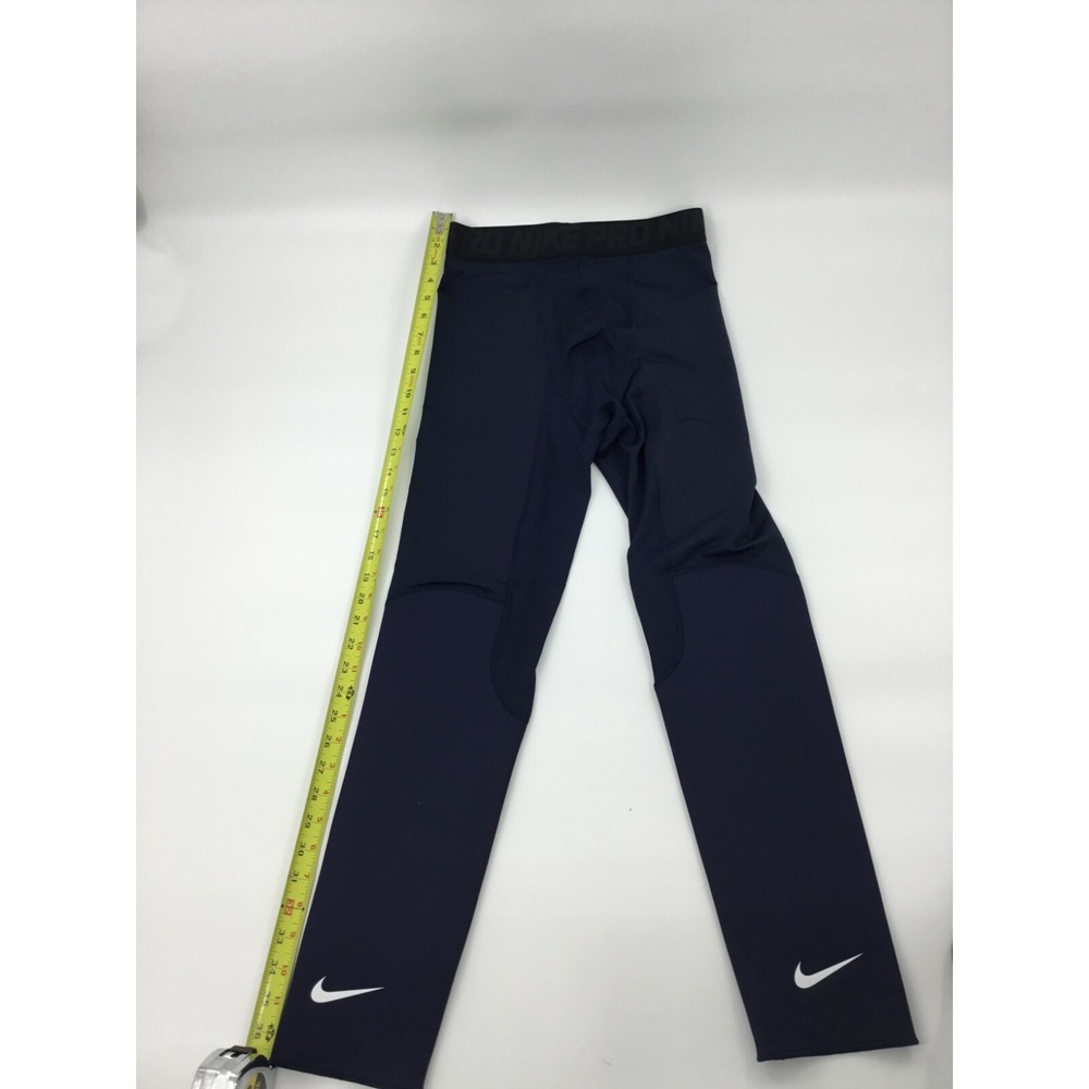 Nike Pro‎ NBA Player Issued 3/4 Padded Compression Pants Blue Custom AA0759-451